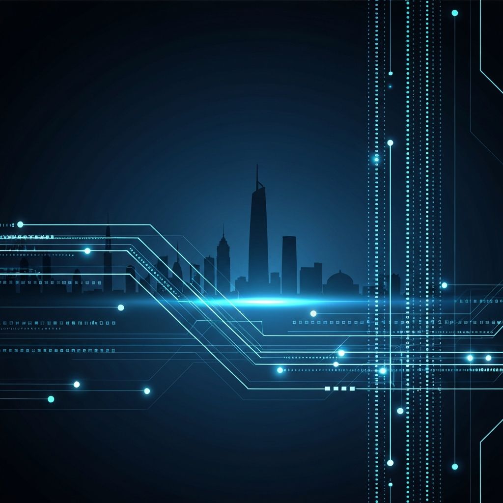 Futuristic technology background